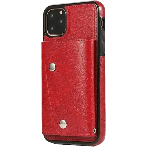 Red Vegan Leather | Wallet Case