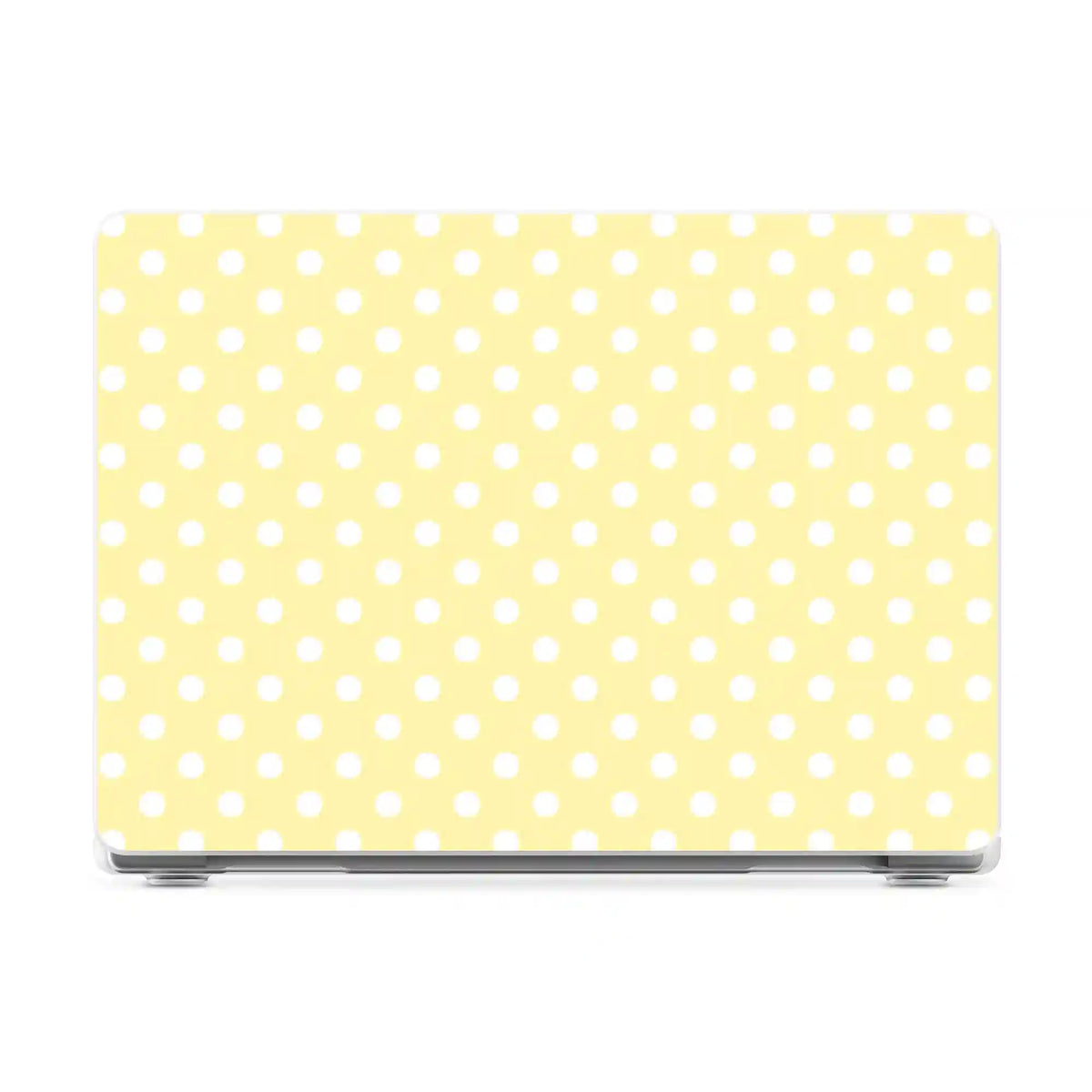 Spotted in SoHo | Yellow Polka Dot Laptop Shell