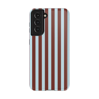 Sunday in Brooklyn | Blue Stripes Case