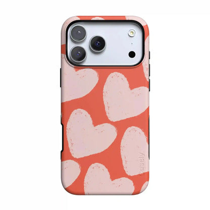 Love You More | Heart Doodle Case