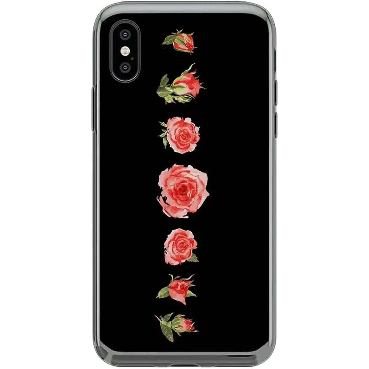 Accept the Rose | Blooming Red Rose Floral Case