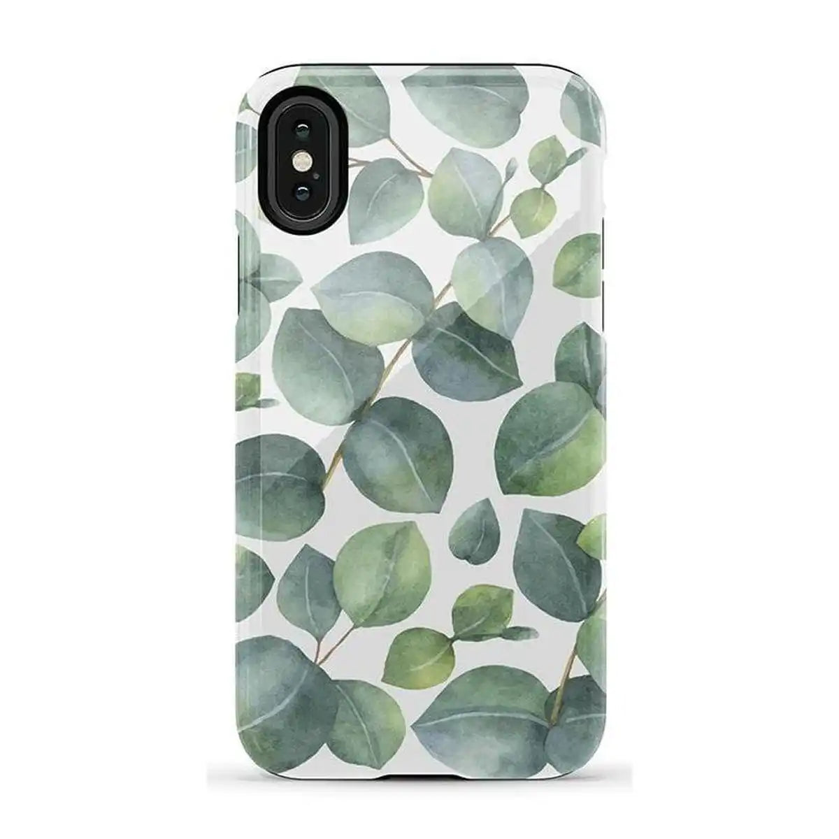 Leaf Me Alone | Green Floral Print Case