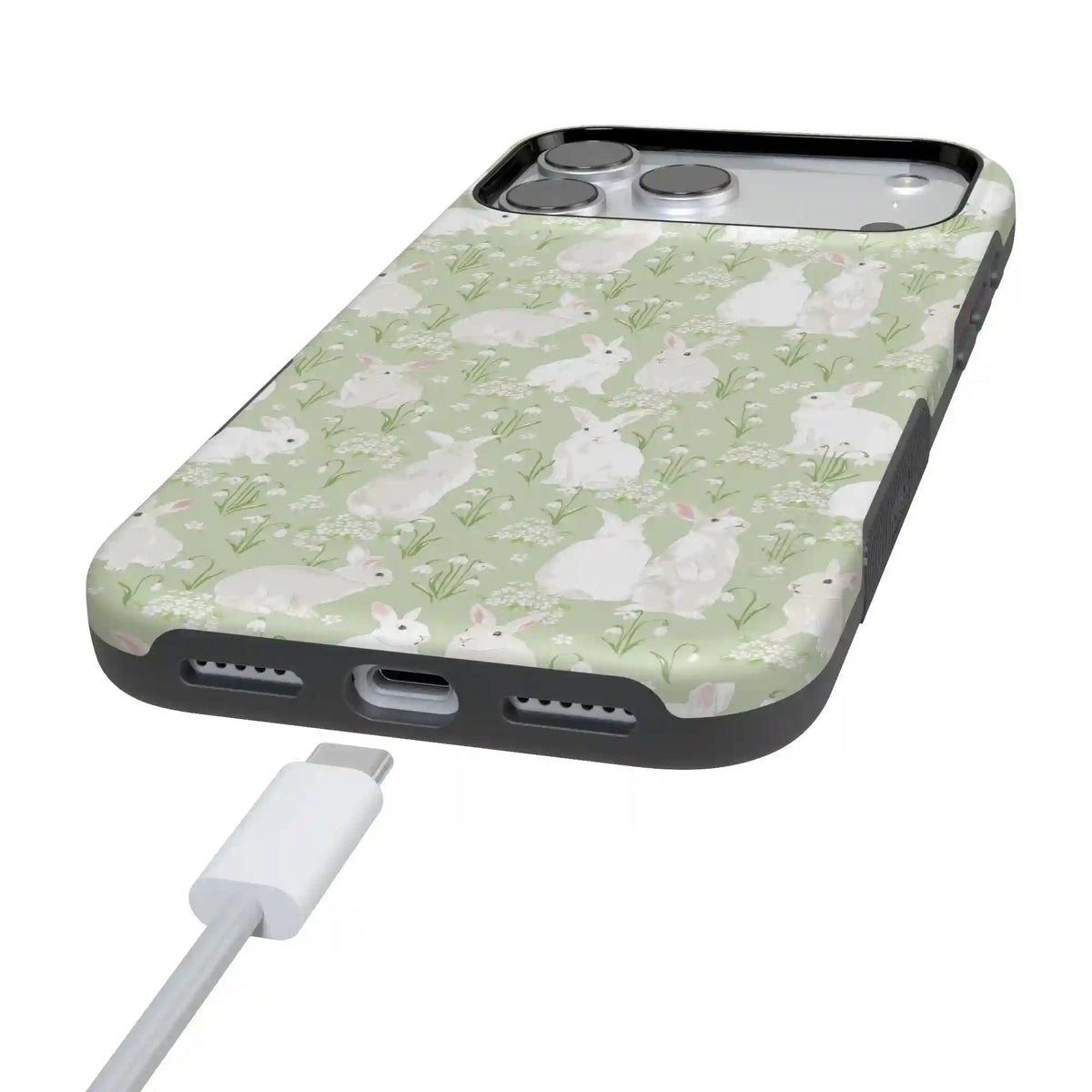 Hop to it | Green Bunny Case