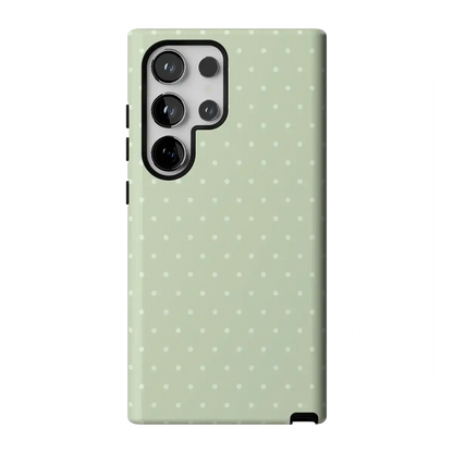 On the Dot | Green Polka Dot Case