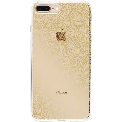 Floral Mandala | Rose Gold Clear Case