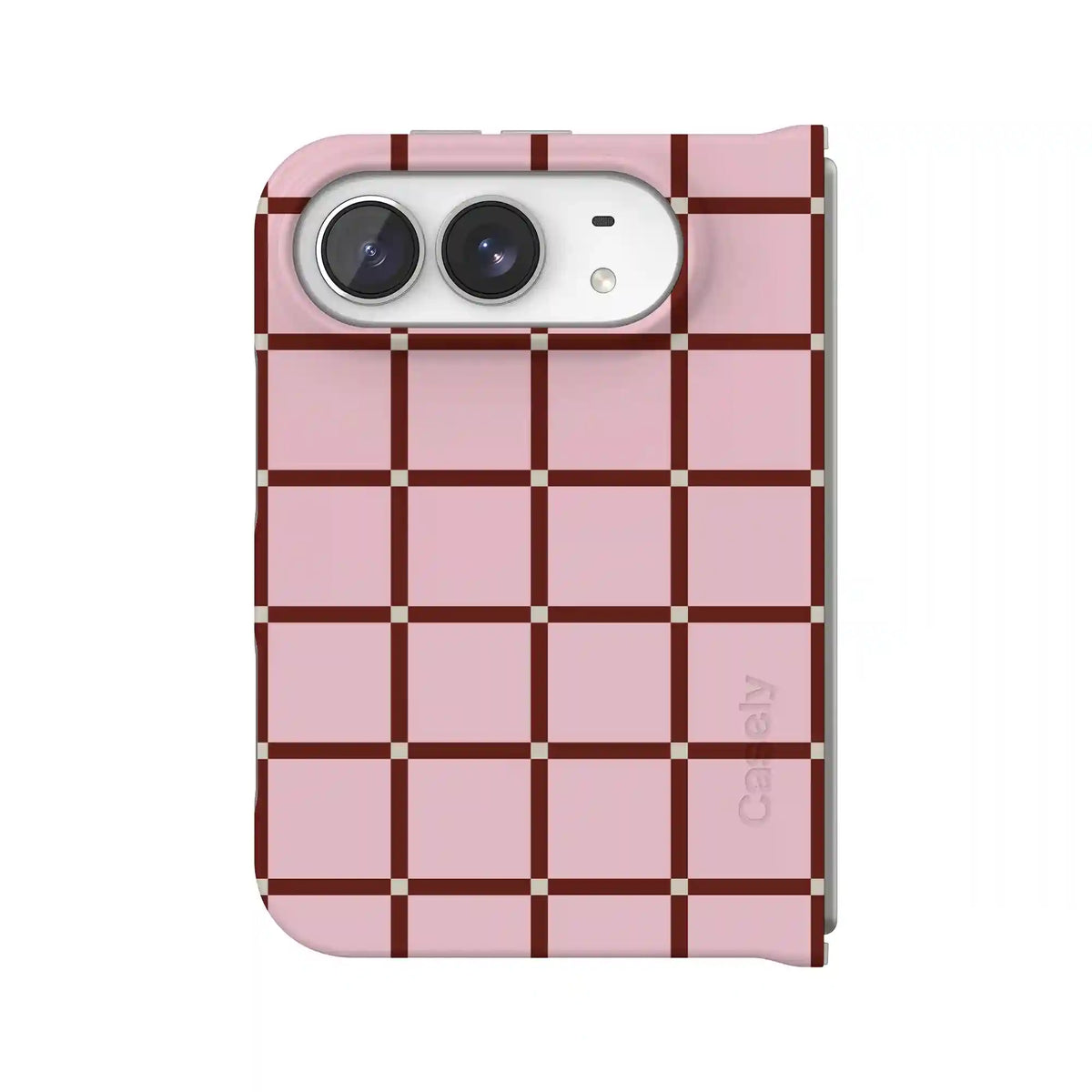 Uptown Gridlock | Pink Checkerboard Case