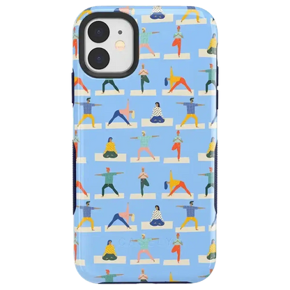 Go with the Flow | Light Blue Yoga Case