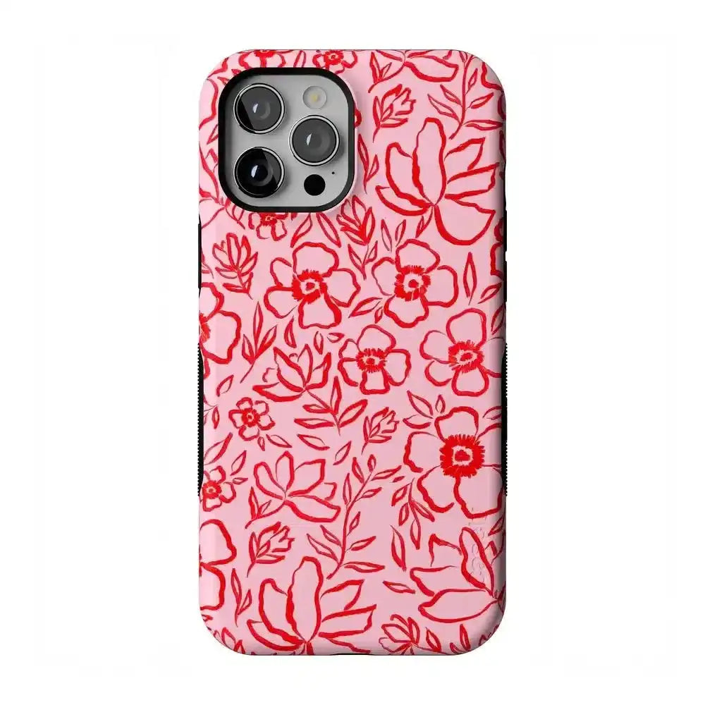 Blush Garden | Floral Doodle Case