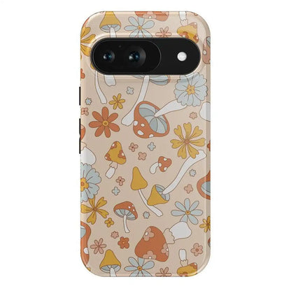 Mushroom Magic | Retro Floral Google Pixel Case