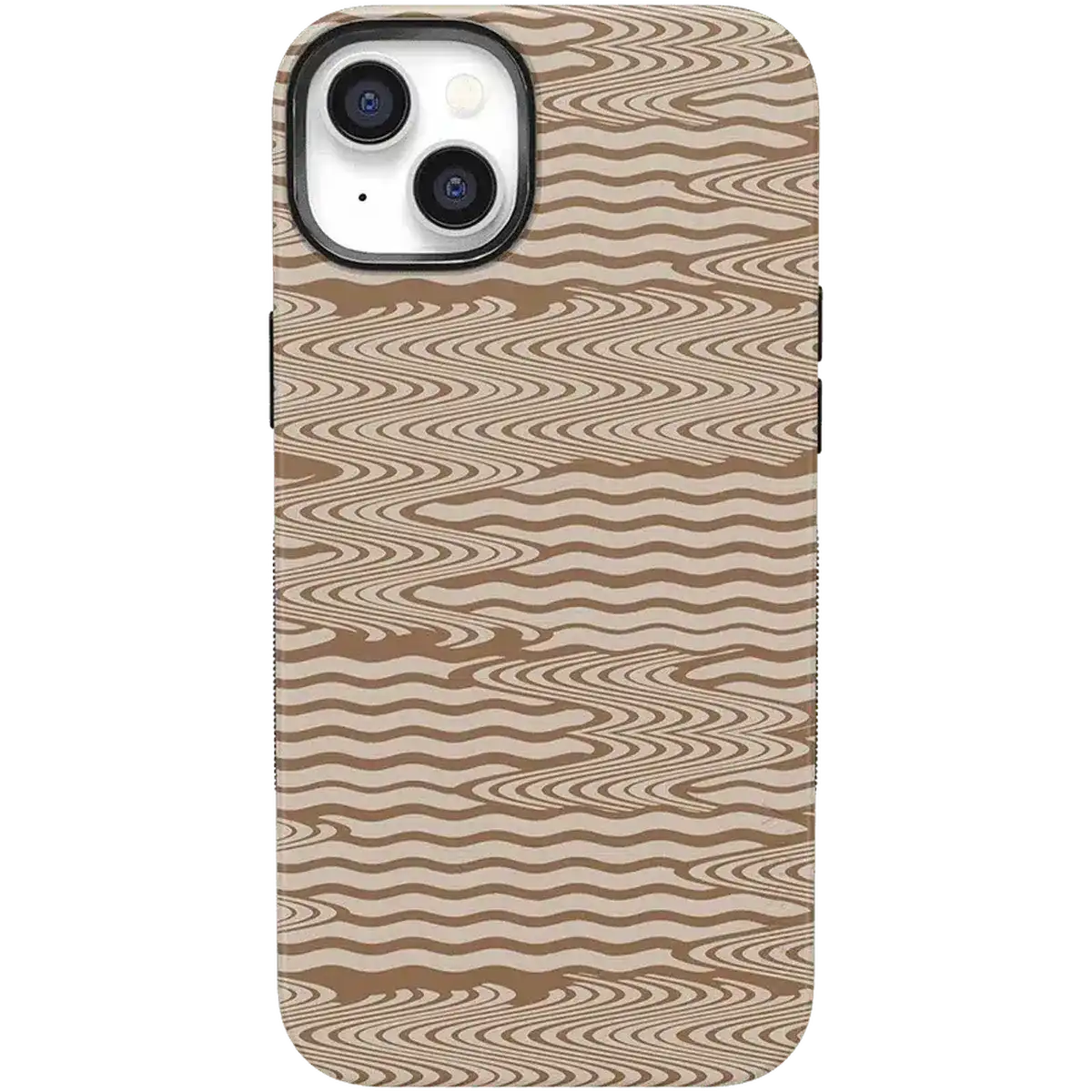 Mocha Ripple | Brown Waves Case