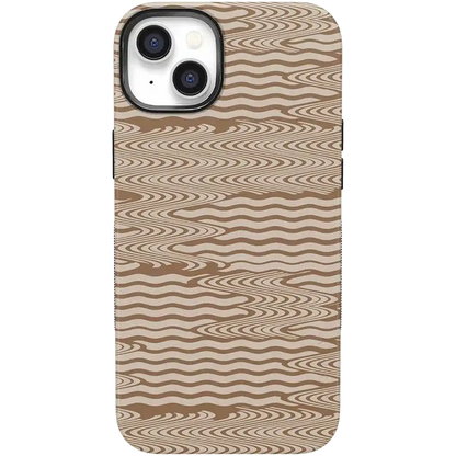 Mocha Ripple | Brown Waves Case