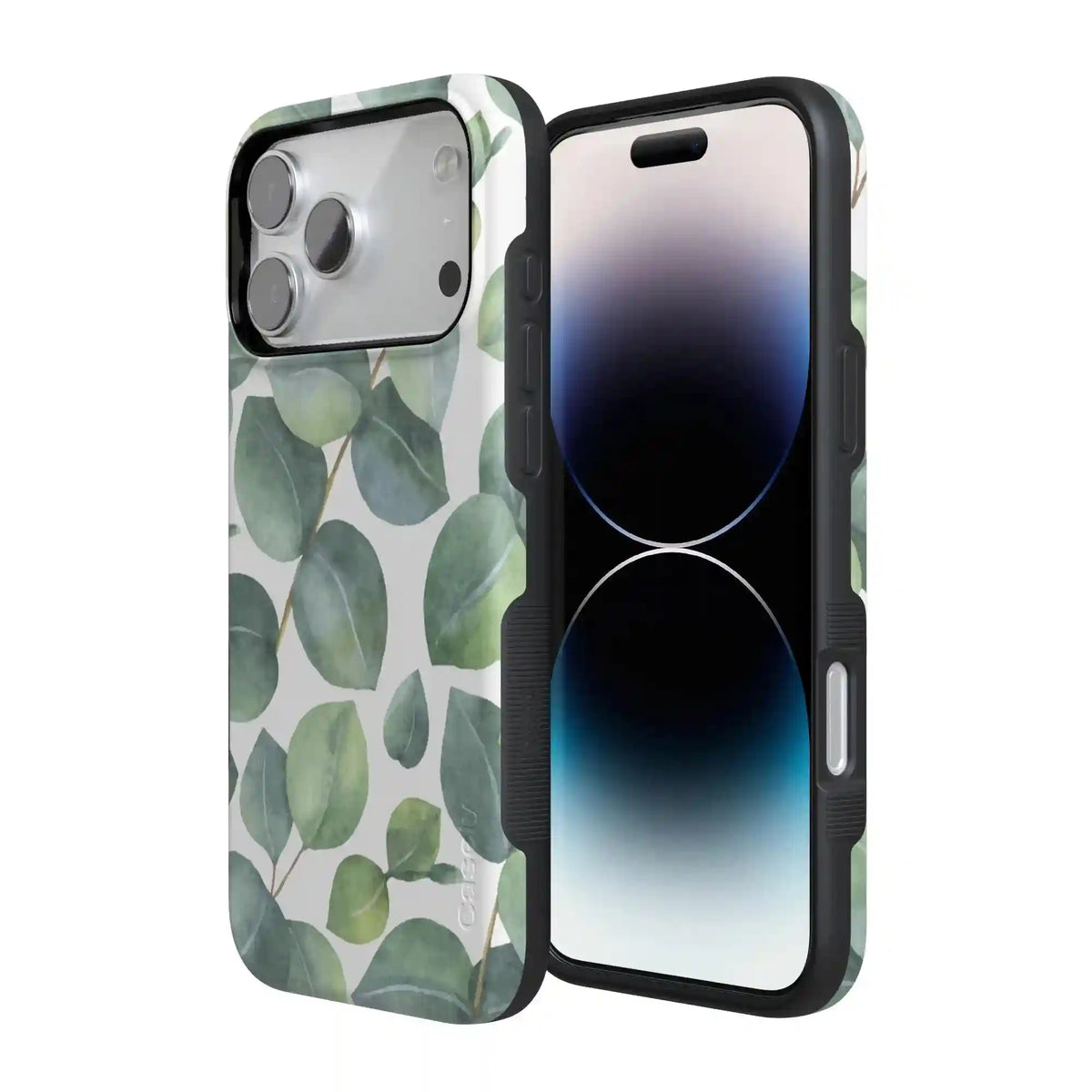 Leaf Me Alone | Green Floral Print Case
