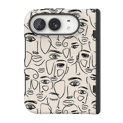 We're All Human | Minimal Face Art Case