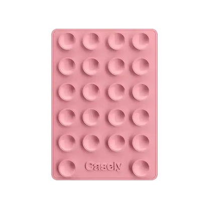 Grippy | Pink Silicone Suction Phone Mount with MagSafe