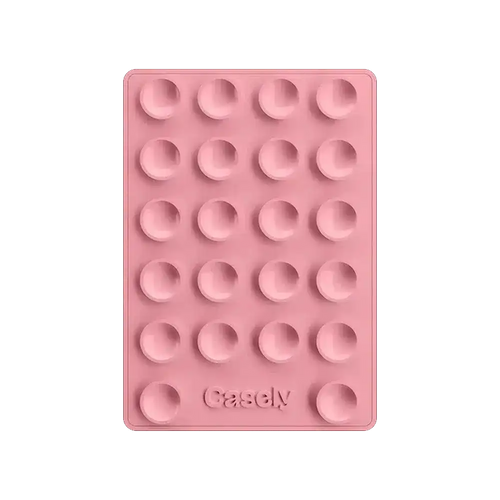 Grippy | Pink Silicone Suction Phone Mount with MagSafe