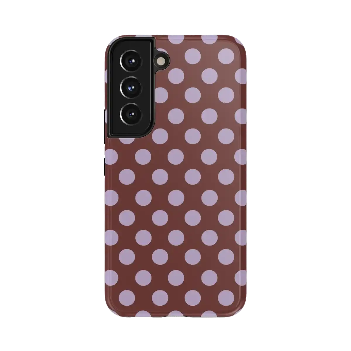 Spotted in SoHo | Burgundy Polka Dot Case