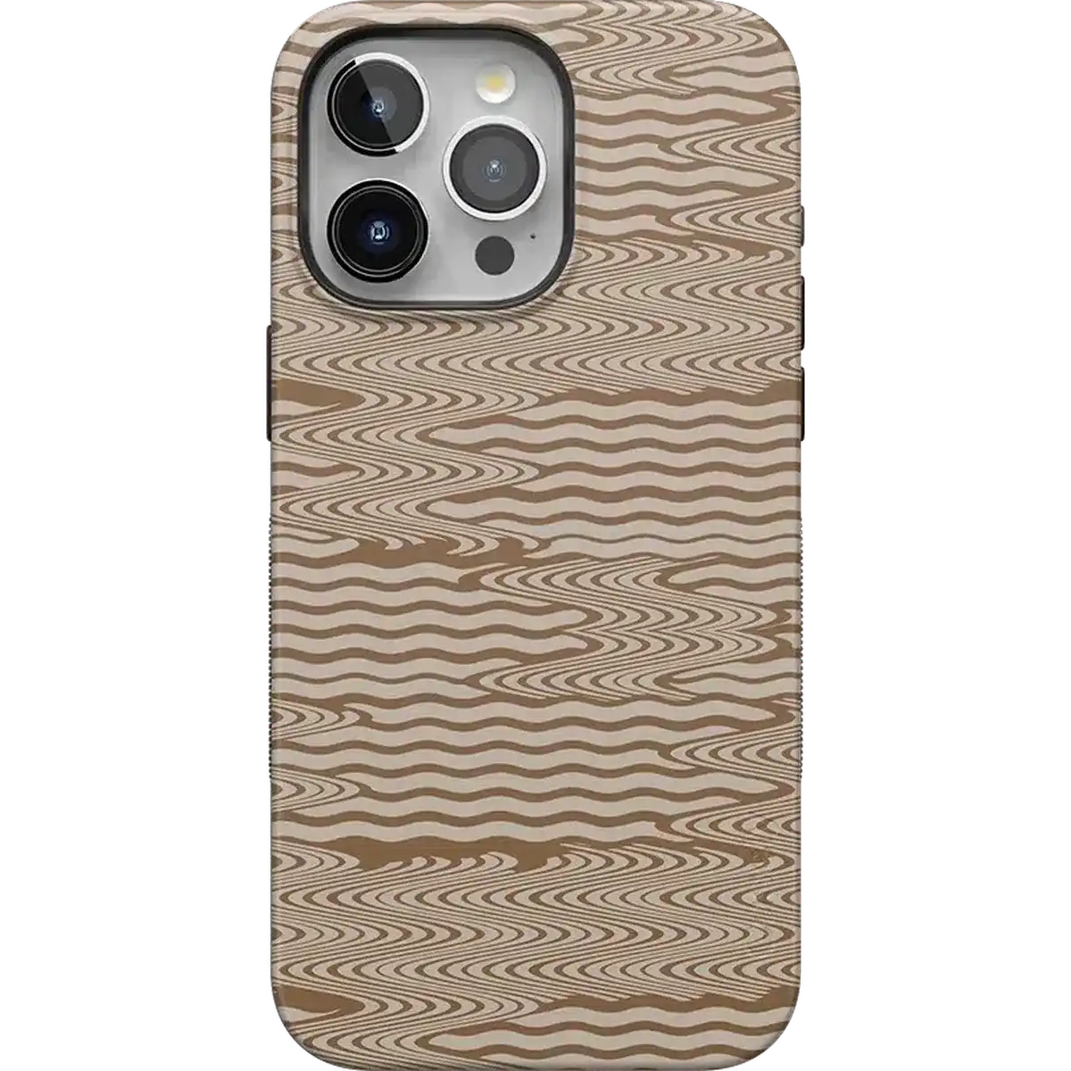 Mocha Ripple | Brown Waves Case
