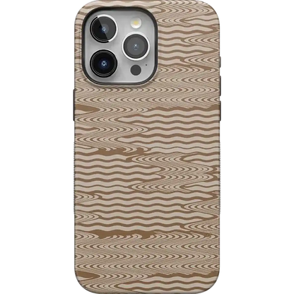Mocha Ripple | Brown Waves Case