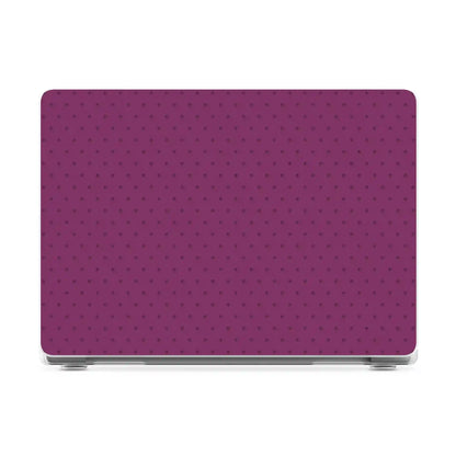 On the Dot | Plum Polka Dot Laptop Shell