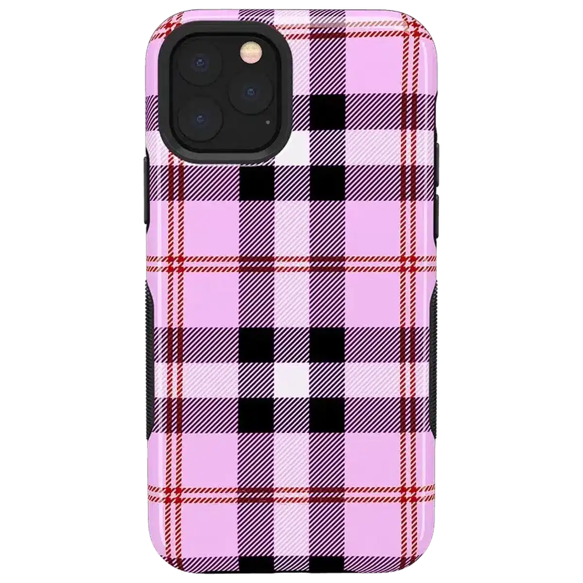 As if! | Light Purple Plaid Case