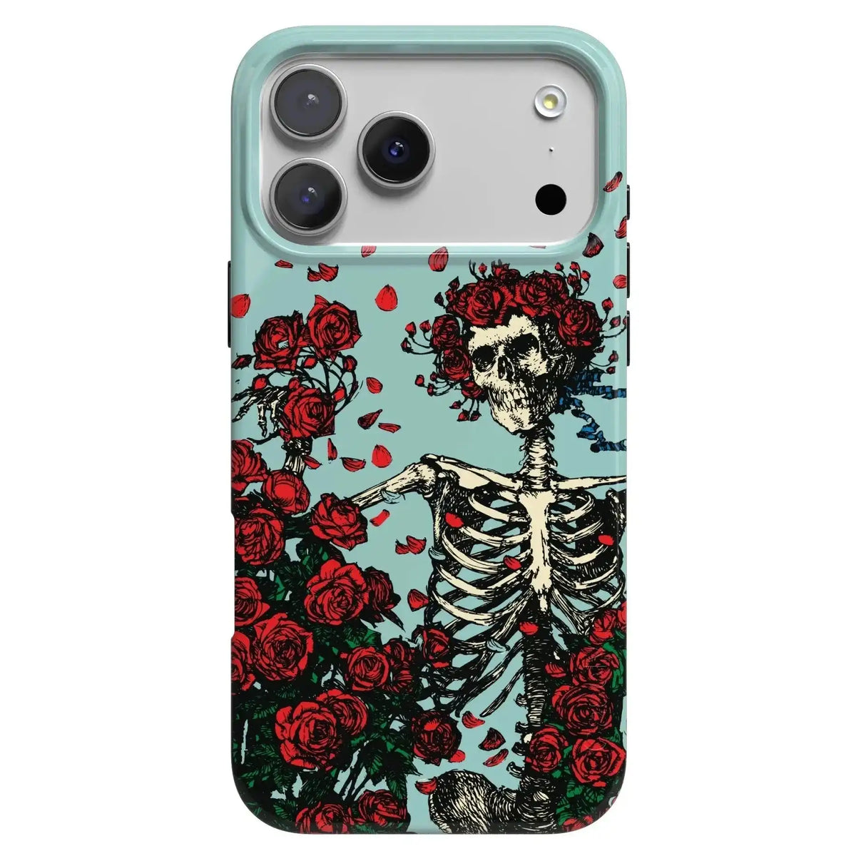 Forever Grateful | Grateful Dead Skeleton Floral Case