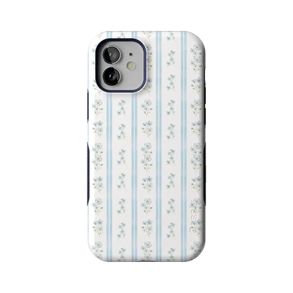 Cottage Stripe | Blue Floral Case