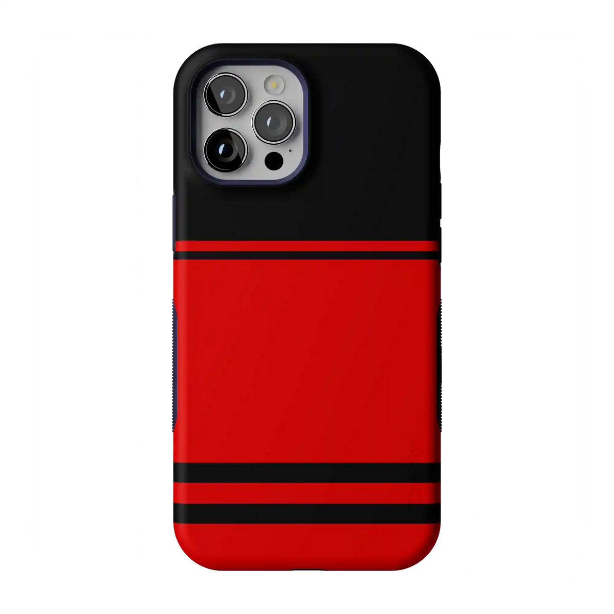 Storm Warning | Black & Red Stripes Case