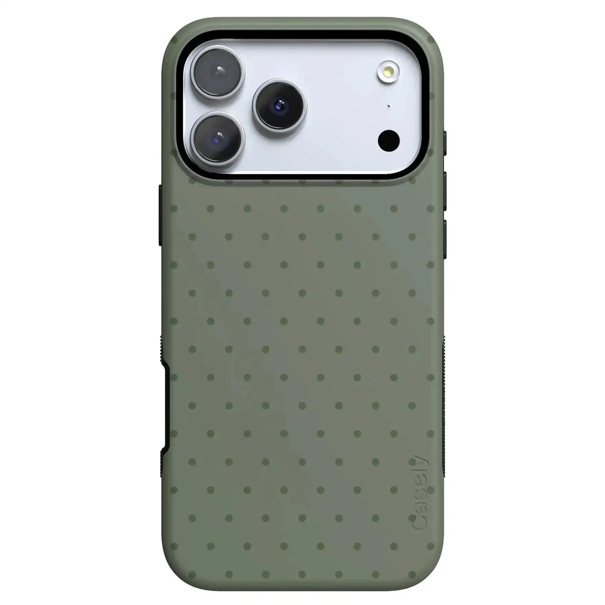 On the Dot | Olive Green Polka Dot Case