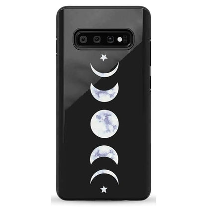 It's Just a Phase | Marble Moon Samsung Case