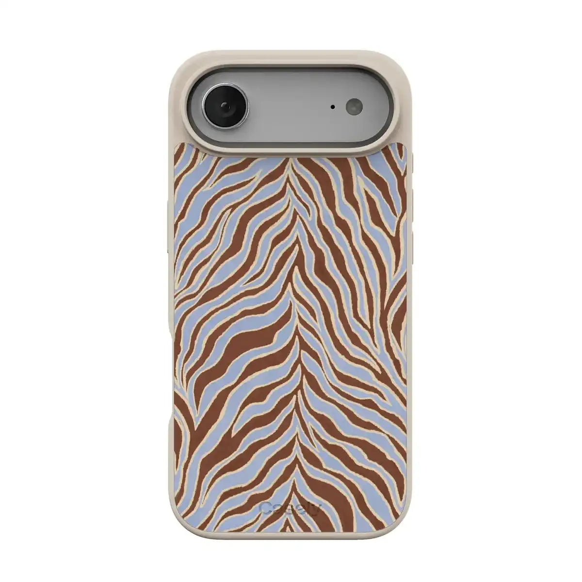 Untamed | Brown & Blue Zebra Case