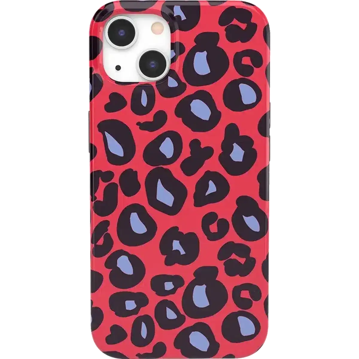 Into the Wild | Red & Blue Leopard Print Case