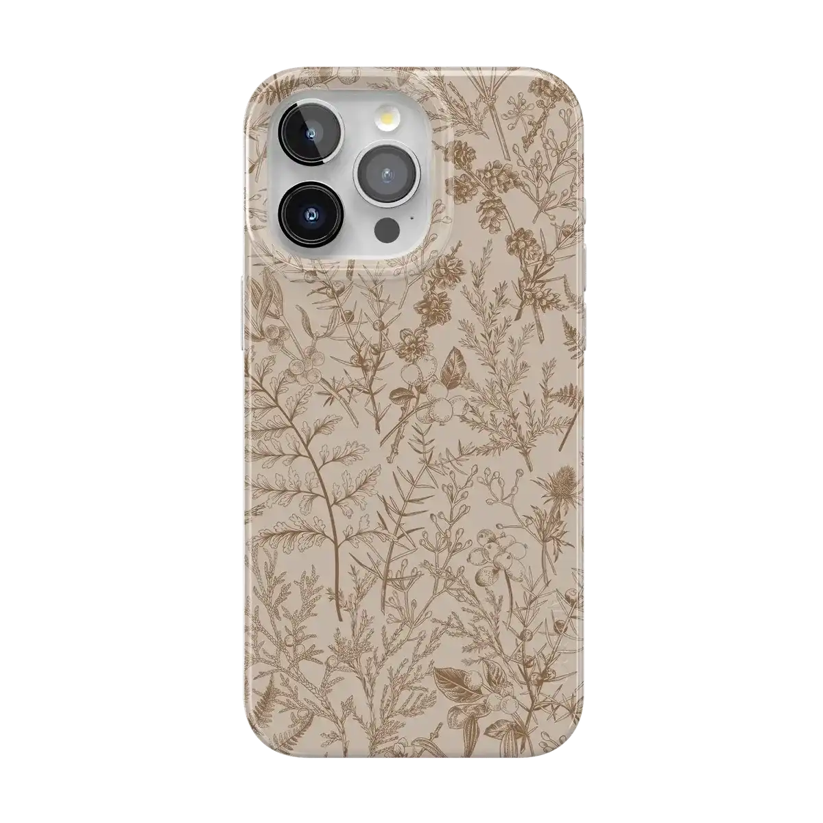 Beige Garden | Neutral Floral Case