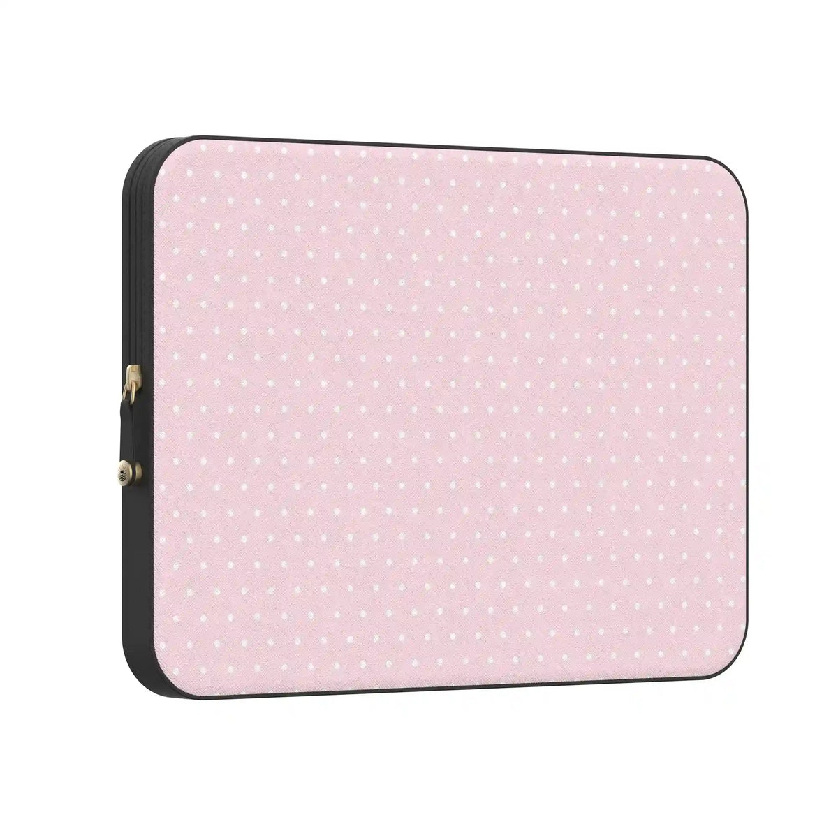 On the Dot | Pink & White Polka Dot Laptop Case