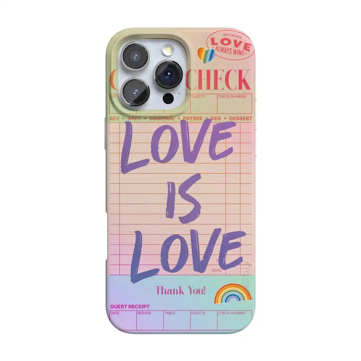 Love is Love | Guest Check Pride Case