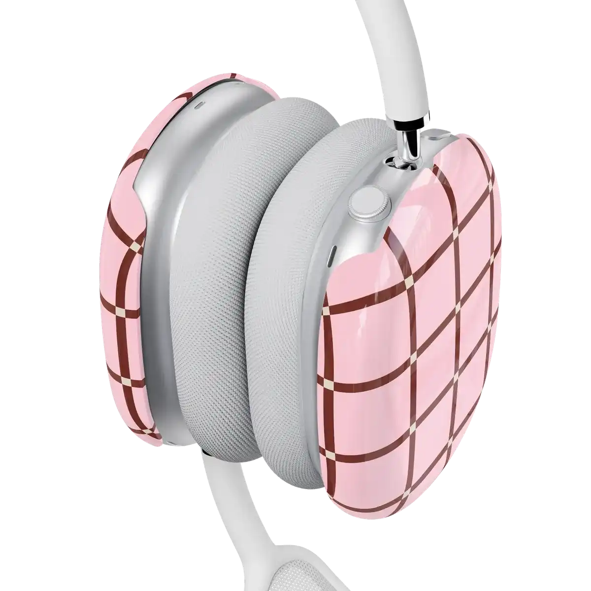 Uptown Gridlock | Pink Checkerboard AirPods Max Case