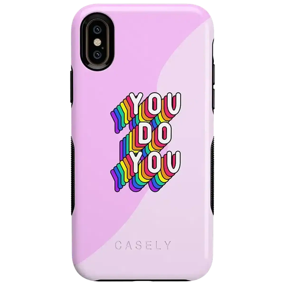 YOU DO YOU | Purple Print iPhone Case