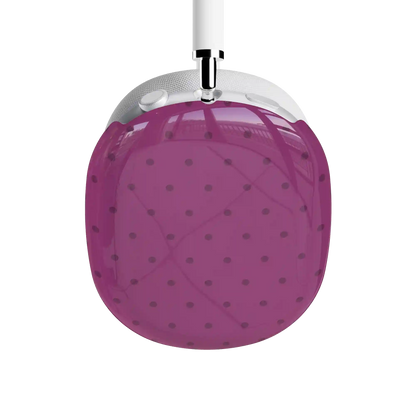 On the Dot | Plum Polka Dot AirPods Max Case