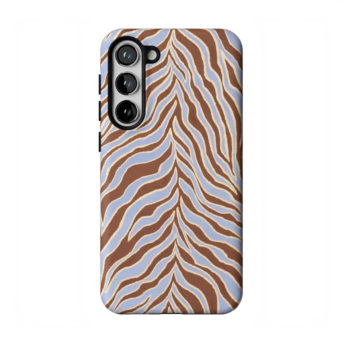 Untamed | Brown & Blue Zebra Case