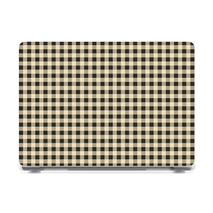 Cedar Lane | Black & Cream Gingham Laptop Shell