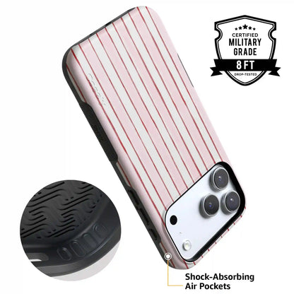 Pretty in Pastel | Blush Stripes Case