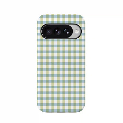 Pastel Picnic | Blue & Green Gingham Case