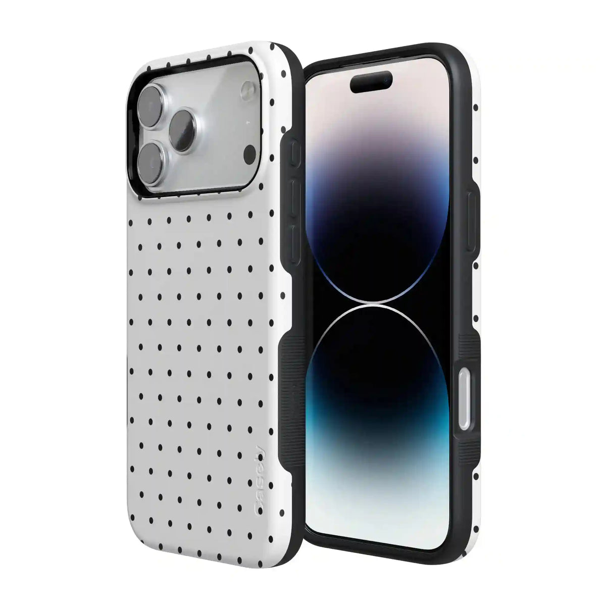 On the Dot | Black Polka Dot Case