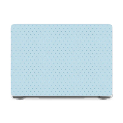 On the Dot | Blue Monochrome Polka Dot Laptop Shell