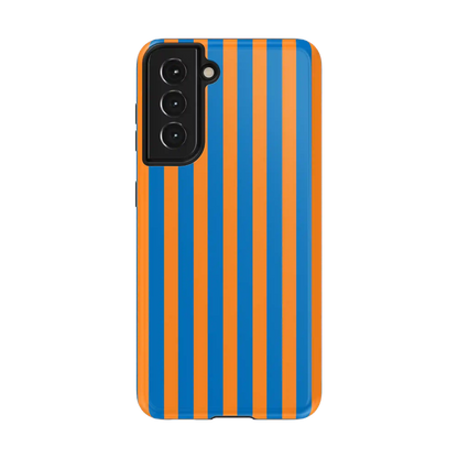 Go New York | Blue & Orange Stripes Case