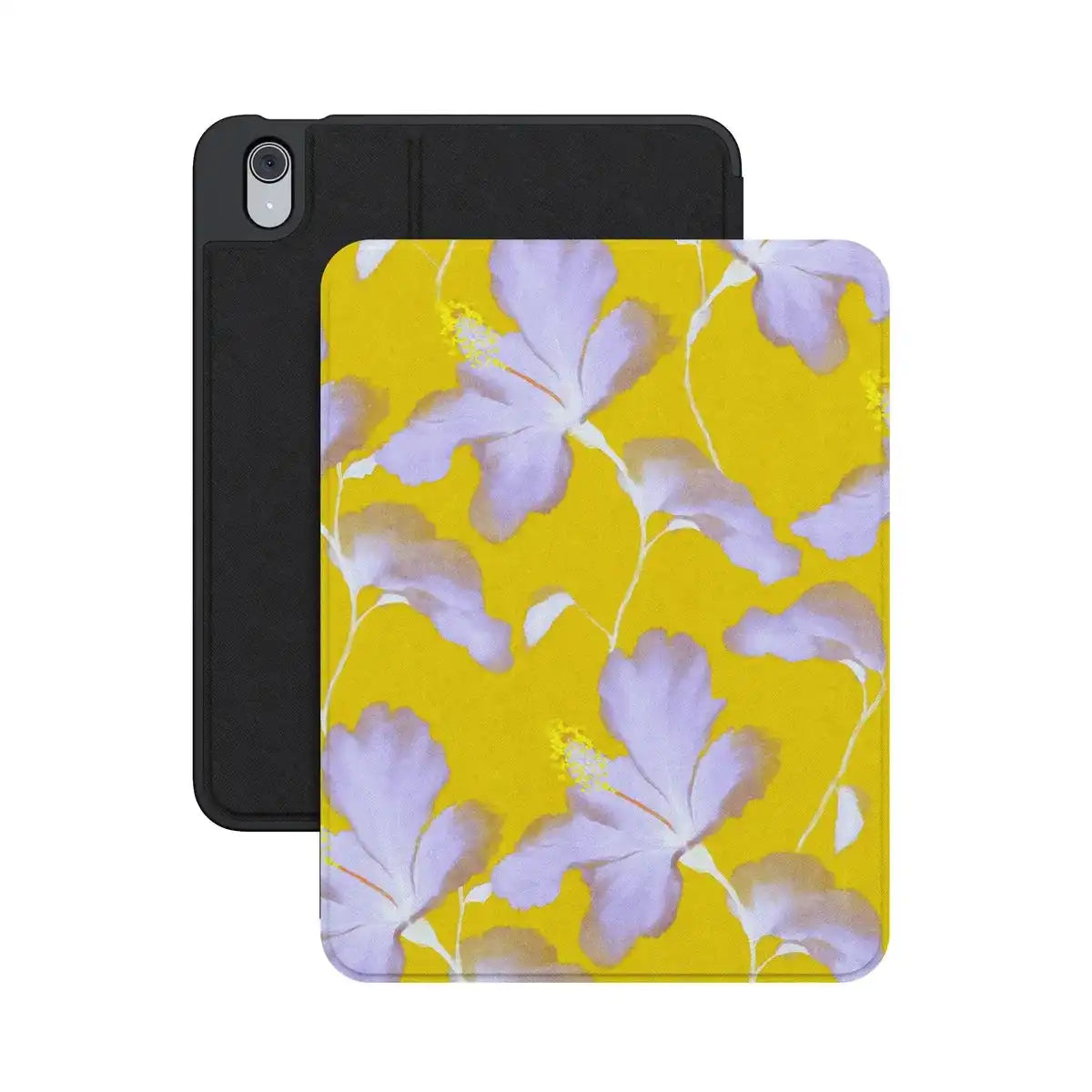 Hibiscus Haze | Painted Floral iPad Case