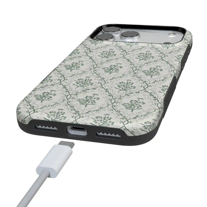 Sage Tapestry | Floral Vines Case