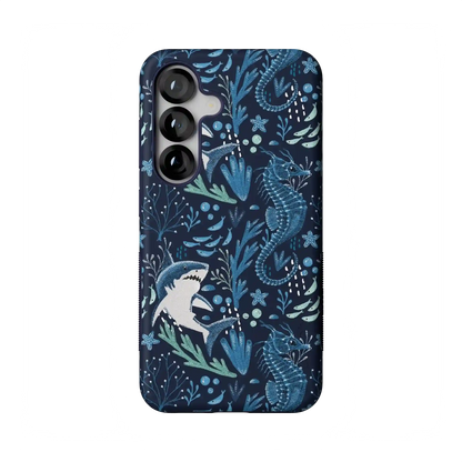 Midnight Reef | Shark Print Case