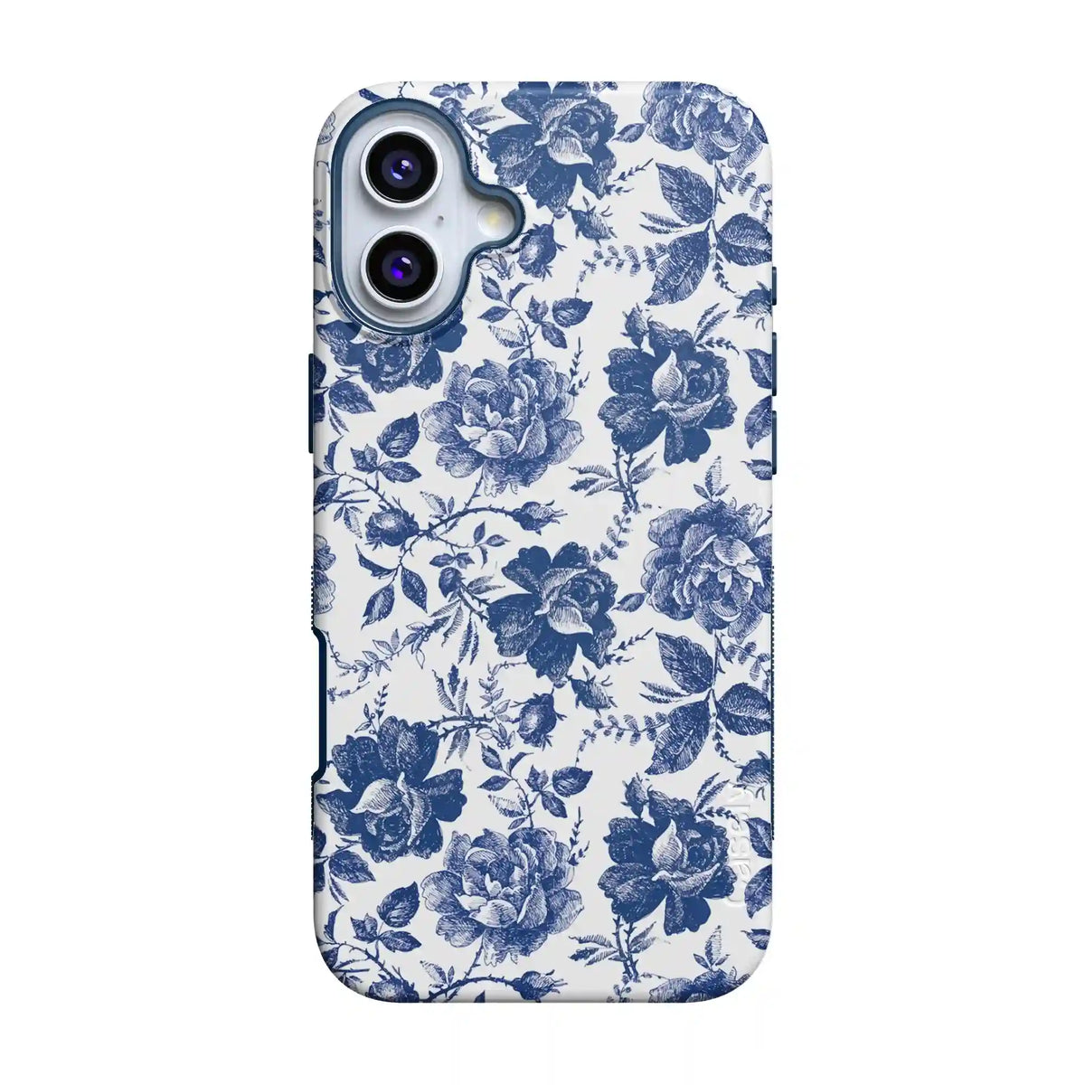 Rose to Fame | Blue & White Rose Floral Case