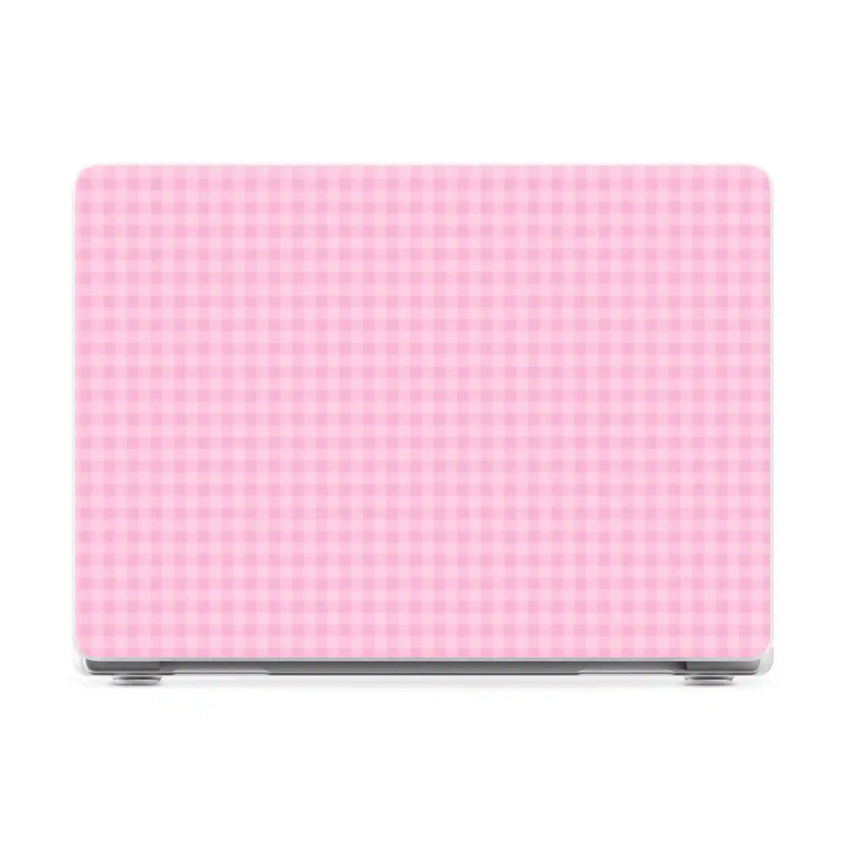 Sweet Jam | Light Pink Gingham Laptop Shell