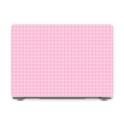 Sweet Jam | Light Pink Gingham Laptop Shell